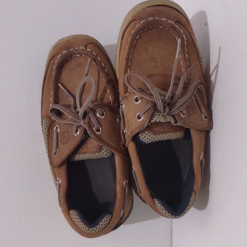 Sperry slip on loafers lanyard for boys size 9M shoes - Picture 6 of 9